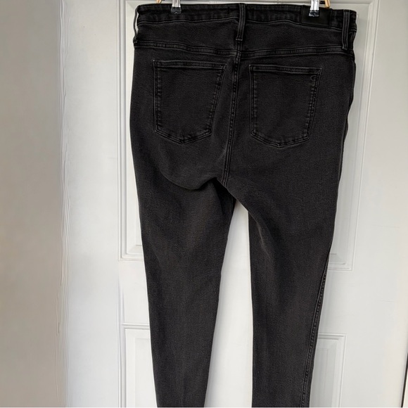 •Madewell• 10” High Rise Skinny Gray Jeans - Size 35/20 - Picture 6 of 9
